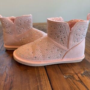 Sparkly Pink Kids Boots